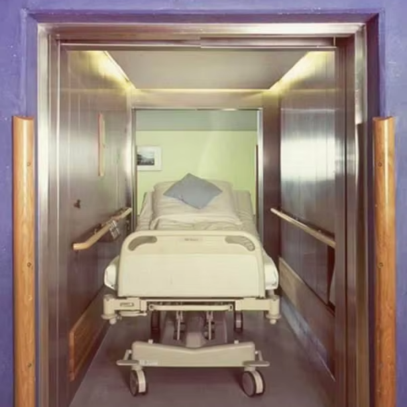 Thang máy cáng bệnh viện VTEH101 với bộ truyền động AC Công suất cao được chứng nhận ISO để vận chuyển cáng bệnh nhân Vận hành an toàn trơn tru
