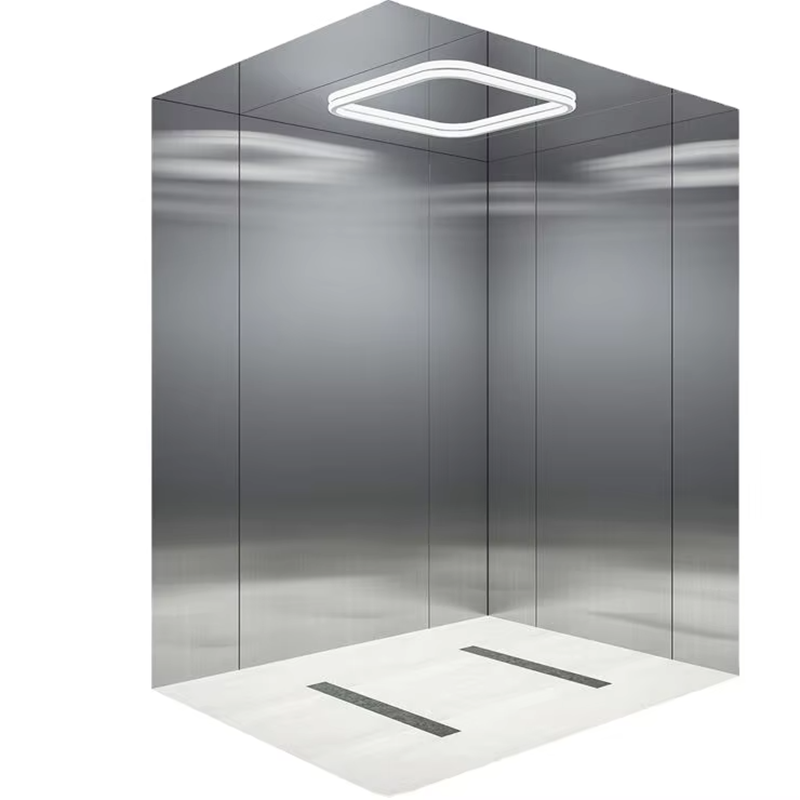 VTEP105 Ascensores Thang máy chở khách dân dụng sang trọng Gearless AC Im lặng PVC hiệu quả và phong cách