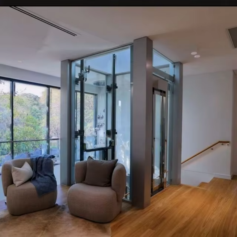 VTEV108 Ascensores Thang máy biệt thự an toàn và đáng tin cậy để lắp đặt cho ngôi nhà gia đình