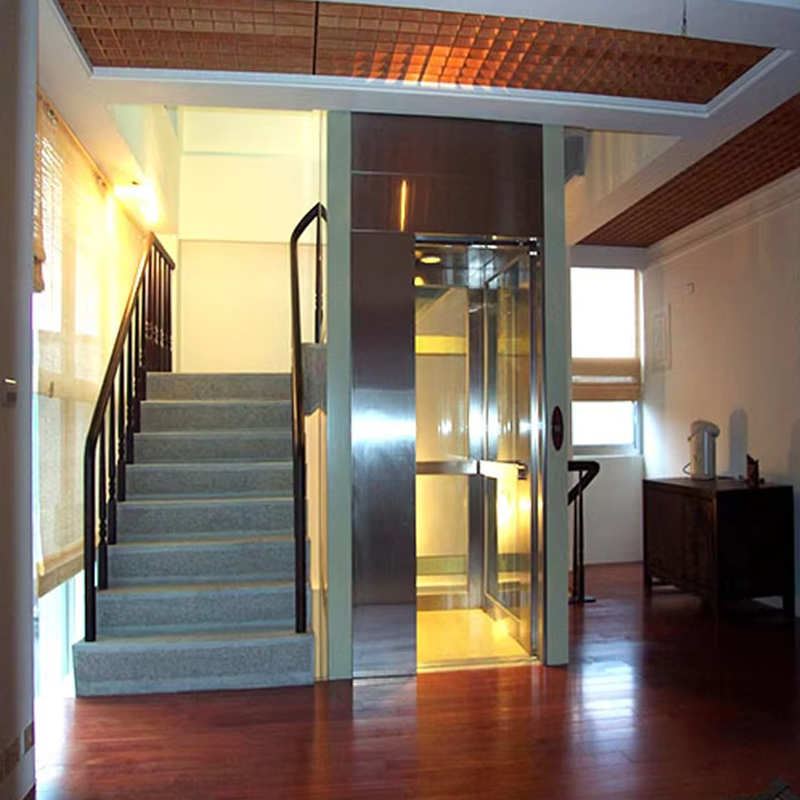 VTEV104 Ascensores Thang máy biệt thự bằng thép không gỉ sang trọng dành cho gia đình