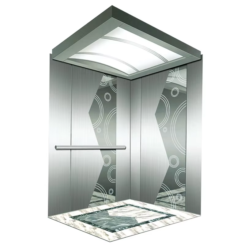 VTSP125 Cabin thang máy chở khách tùy chỉnh Kết cấu bằng thép không gỉ Tính năng tiếng ồn thấp Bảo hành 1 năm Nhiều tùy chọn hoàn thiện