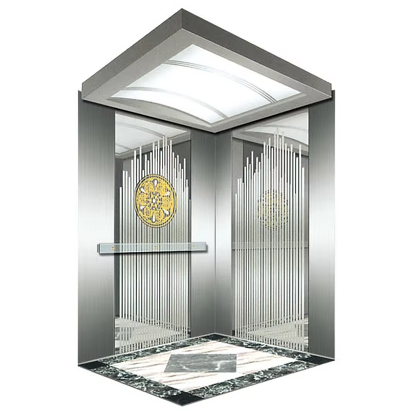 VTSP125 Cabin thang máy chở khách tùy chỉnh Kết cấu bằng thép không gỉ Tính năng tiếng ồn thấp Bảo hành 1 năm Nhiều tùy chọn hoàn thiện