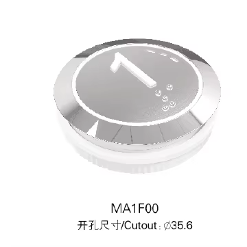 Phụ tùng thang máy VTSP349 Mẫu nút nhấn vuông NV cho tòa nhà văn phòng Thiết kế hiện đại Gang được chứng nhận ISO 9001_Steel
