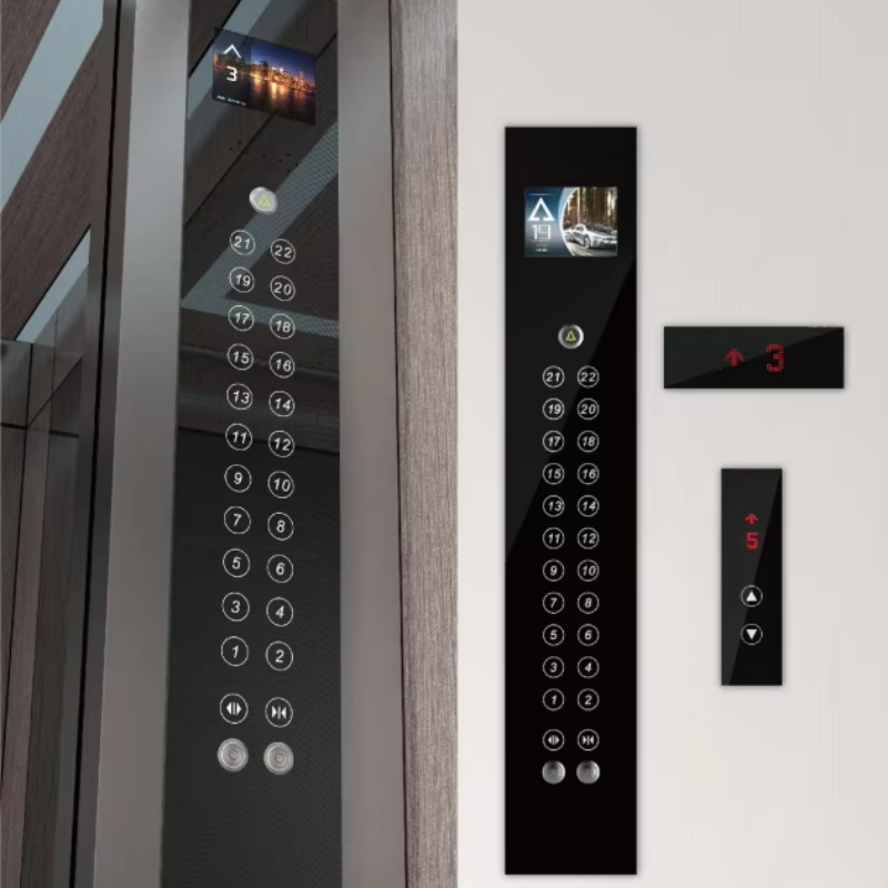 Bộ phận thang máy VTSP332 Nút ấn vuông có đèn LED
