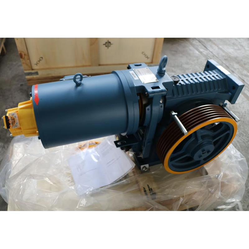 VTSP218 Hệ thống lực kéo tuyệt vời GT140WL VVVF Lift Geared Motor Thang máy kéo