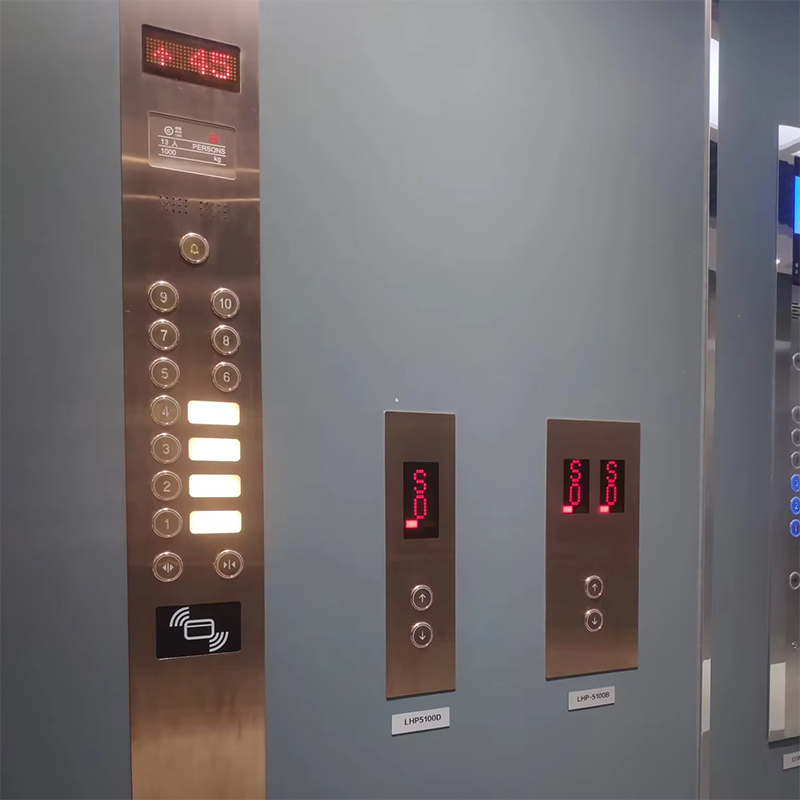 VTSP333 Thang máy bằng thép không gỉ hiện đại gắn trên tường Màn hình cảm ứng Cop và Lop