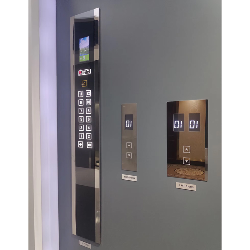 VTSP333 Thang máy bằng thép không gỉ hiện đại gắn trên tường Màn hình cảm ứng Cop và Lop