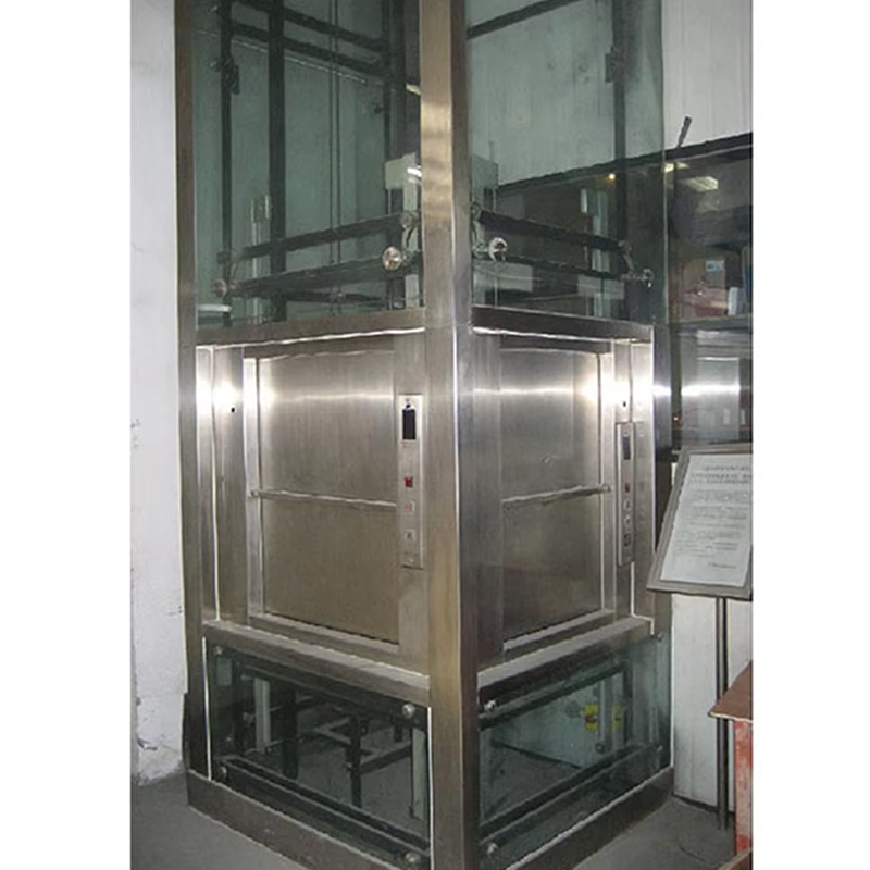 Xe nâng Dumbwaiter AC không hộp số VTEF108 có sàn PVC dành cho dịch vụ bếp nhà hàng và khách sạn
