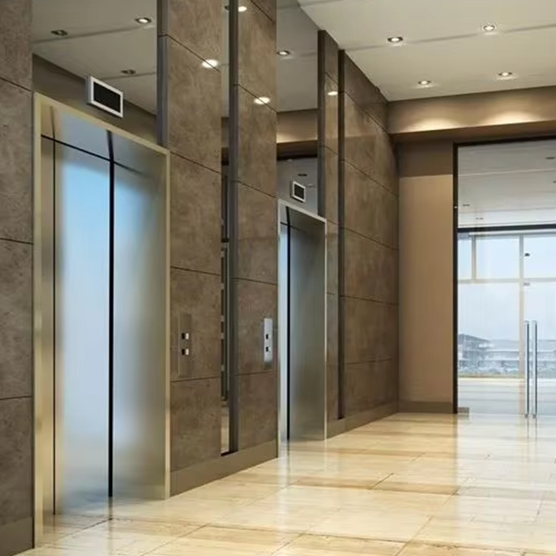 VTEP118 Thang máy Thang máy chở khách tiên tiến AC PVC không hộp số Xây dựng bằng thép không gỉ được chứng nhận ISO 90001 Các tính năng thông minh Cải thiện