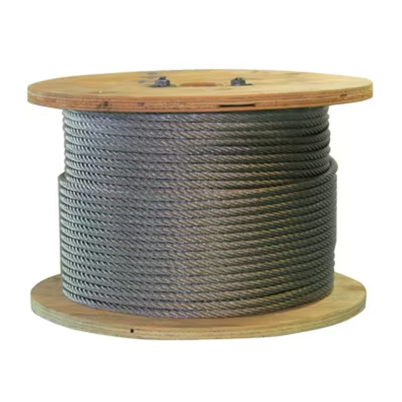 Dây thép kéo thang máy mạ kẽm không gỉ VTSP264 8X25F-IWRC dùng cho khách sạn