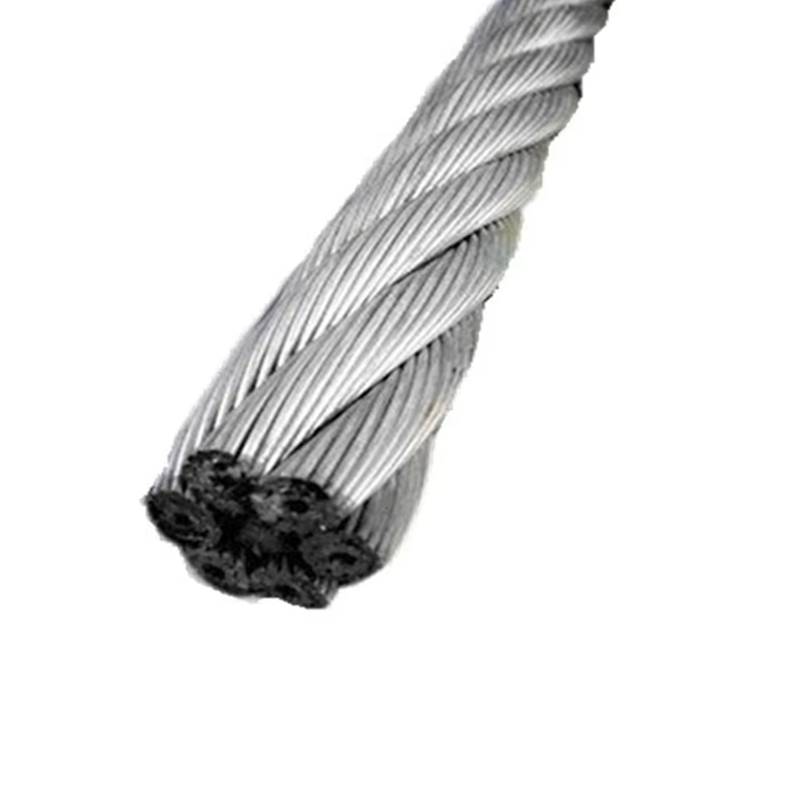 Dây thép kéo thang máy mạ kẽm không gỉ VTSP264 8X25F-IWRC dùng cho khách sạn