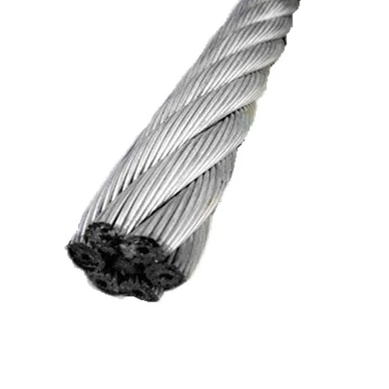 VTSP263 Nhà máy Trung Quốc Dây thép thang máy mạ kẽm không gỉ có độ bền kéo cao 11mm chịu nhiệt