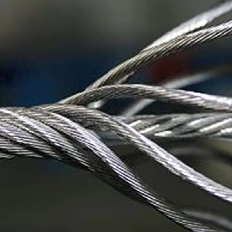 VTSP263 Nhà máy Trung Quốc Dây thép thang máy mạ kẽm không gỉ có độ bền kéo cao 11mm chịu nhiệt
