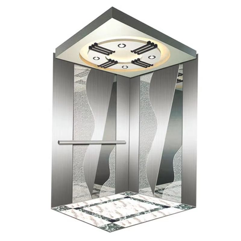 Phụ tùng & Phụ kiện Thang máy VTSP129 Cabin thang máy chở khách cao cấp có tấm đèn trần
