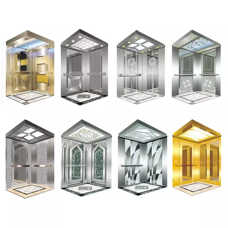 Phụ tùng & Phụ kiện Thang máy VTSP129 Cabin thang máy chở khách cao cấp có tấm đèn trần