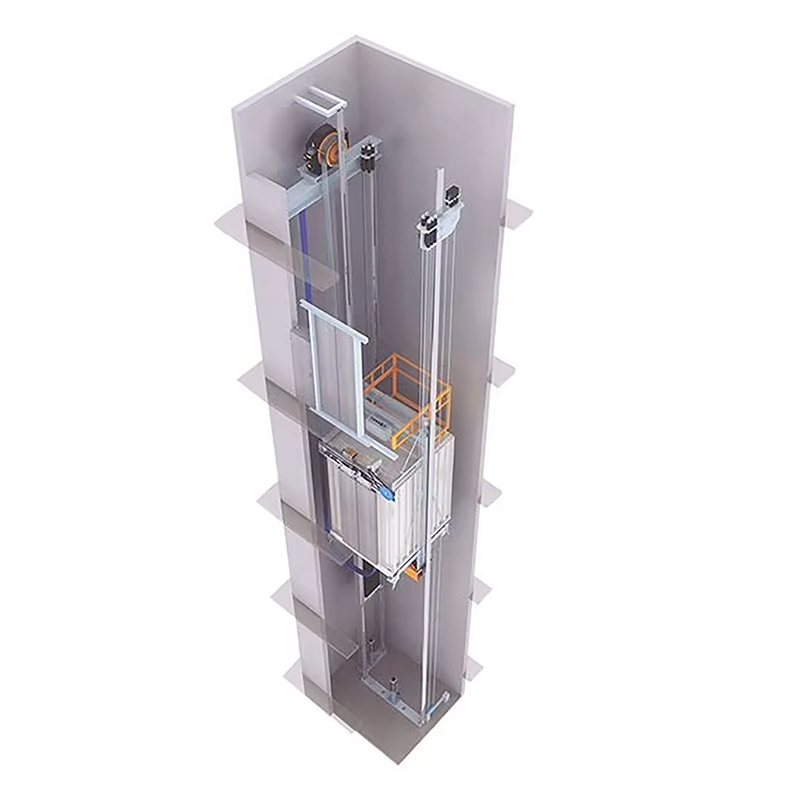Cabin thang máy chở khách VTSP130 dành cho khách sạn có kết cấu bằng thép không gỉ Đèn LED trần trang trí Bảo hành 1 năm