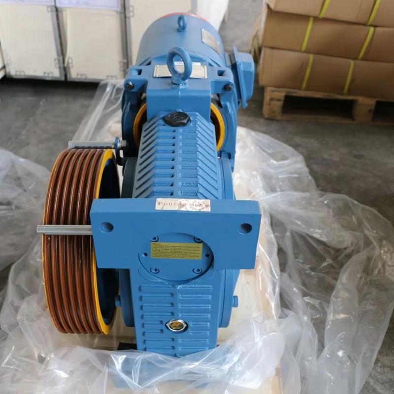 Máy kéo thang máy có hộp số VTSP243 Thang máy bằng thép không gỉ 630KG_800KG_1000KG_YJ200A_8-13 Người
