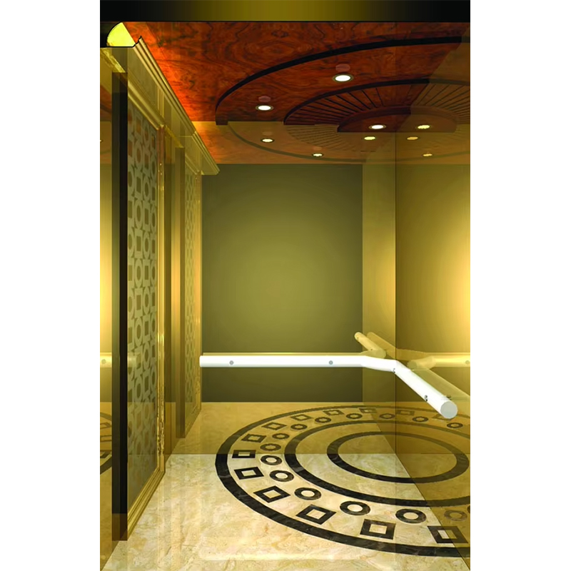 Cabin thang máy khách sạn sang trọng VTSP133 với thép không gỉ cao cấp Thiết kế hiện đại Màu sắc tùy chỉnh Bảo hành 1 năm