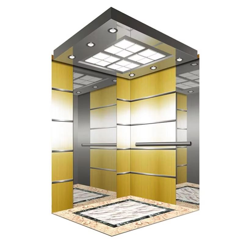Cabin thang máy chở khách VTSP134 với trần LED tiết kiệm năng lượng Kết cấu thép không gỉ được chứng nhận ISO 9001 Bảo hành 1 năm