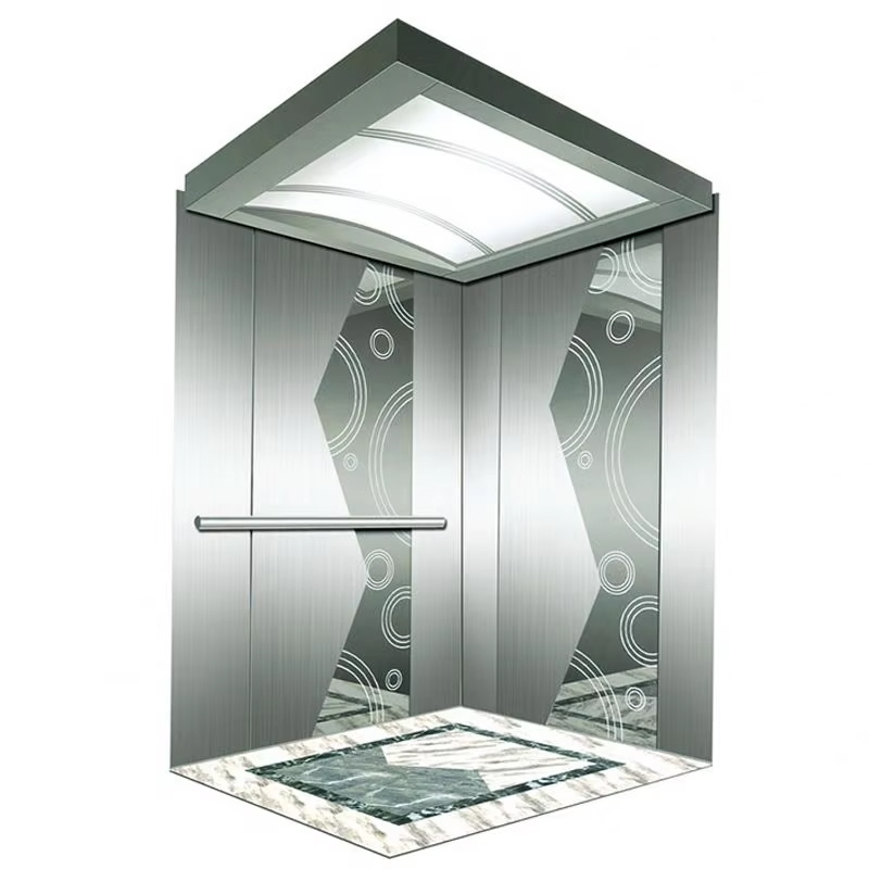 Cabin thang máy chở khách VTSP134 với trần LED tiết kiệm năng lượng Kết cấu thép không gỉ được chứng nhận ISO 9001 Bảo hành 1 năm
