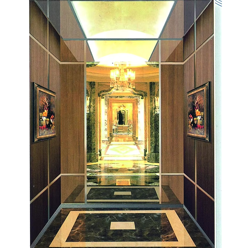 Bộ phận & phụ kiện thang máy VTSP135 Cabin nâng hành khách thương mại với tấm tường chống trầy xước