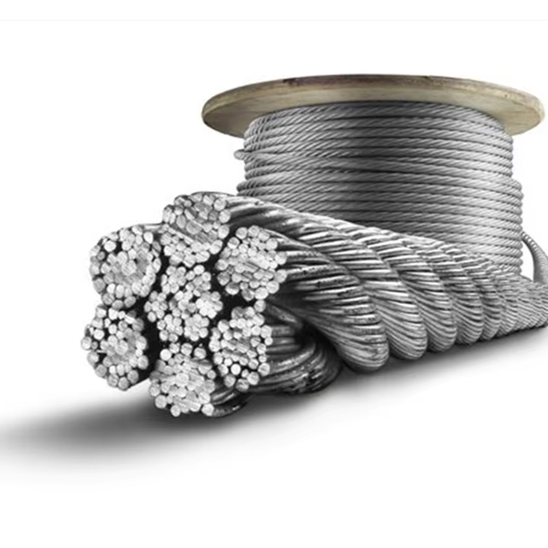 VTSP265 Thép không gỉ 12 mm Hệ thống lực kéo thang máy Thang máy hành khách Dây thép