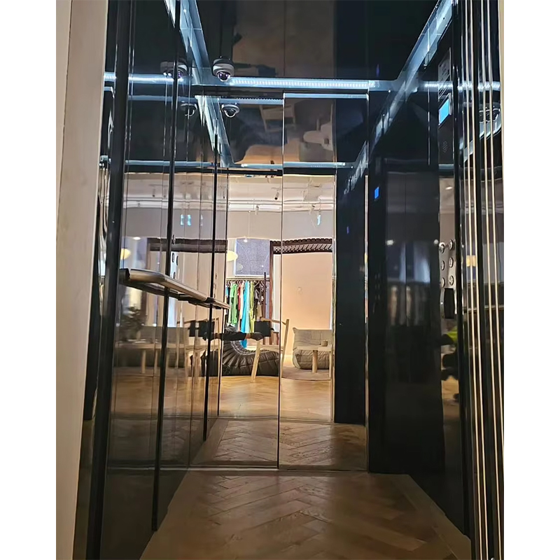 Bộ phận & phụ kiện thang máy VTSP136 Cabin nâng hành khách có đèn LED và trang trí cao cấp