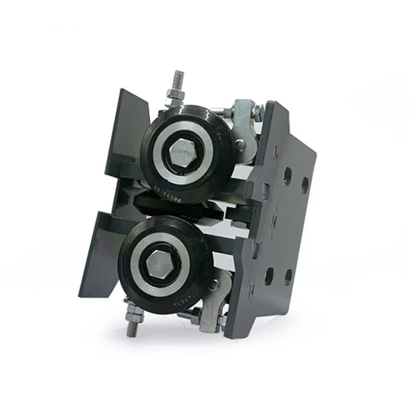 VTSP153 Bộ phận thang máy OEM Thang máy nâng con lăn đối trọng Giày-Thép không gỉ_Metal Thiết kế hiện đại cho tòa nhà văn phòng
