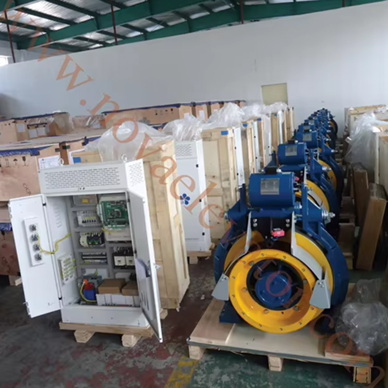 VTSP253 Máy kéo không hộp số hiện đại Montanari MCG200 Căn hộ sử dụng Bộ phận thang máy Động cơ nâng 800-1350KGS Động cơ