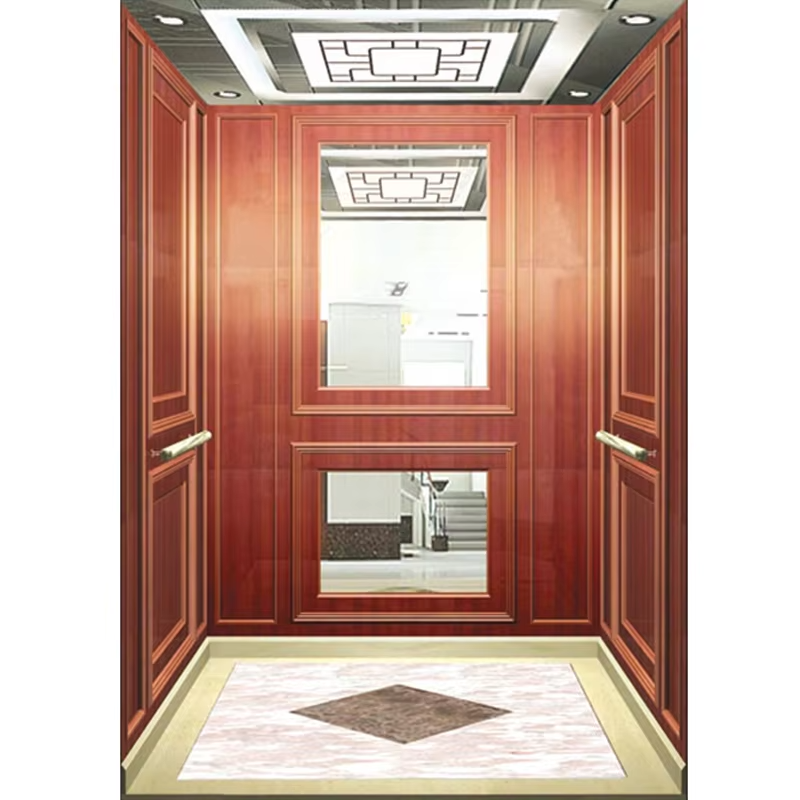 Bộ phận & phụ kiện thang máy VTSP128 Cabin thang máy quan sát cao cấp với vách kính hoàn toàn