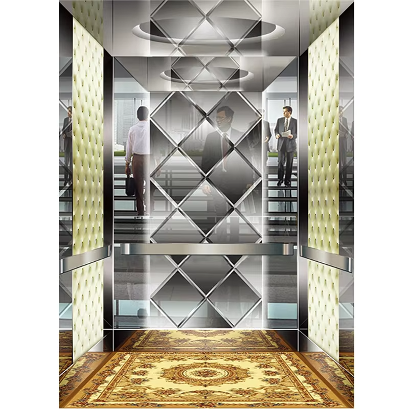 Phụ tùng & Phụ kiện thang máy VTSP126 Cabin nâng hành khách có trang trí nội thất hiện đại