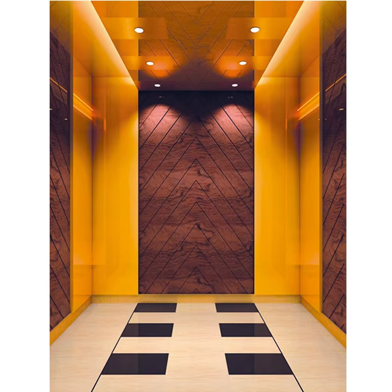 Phụ tùng & Phụ kiện thang máy VTSP126 Cabin nâng hành khách có trang trí nội thất hiện đại