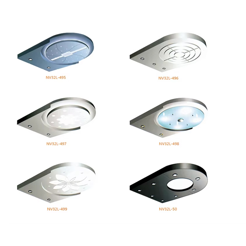 Trang trí cabin thang máy VTSP139 Đèn LED hiện đại Cabin thang máy Tấm trần Thiết kế trần thang máy bằng thép không gỉ