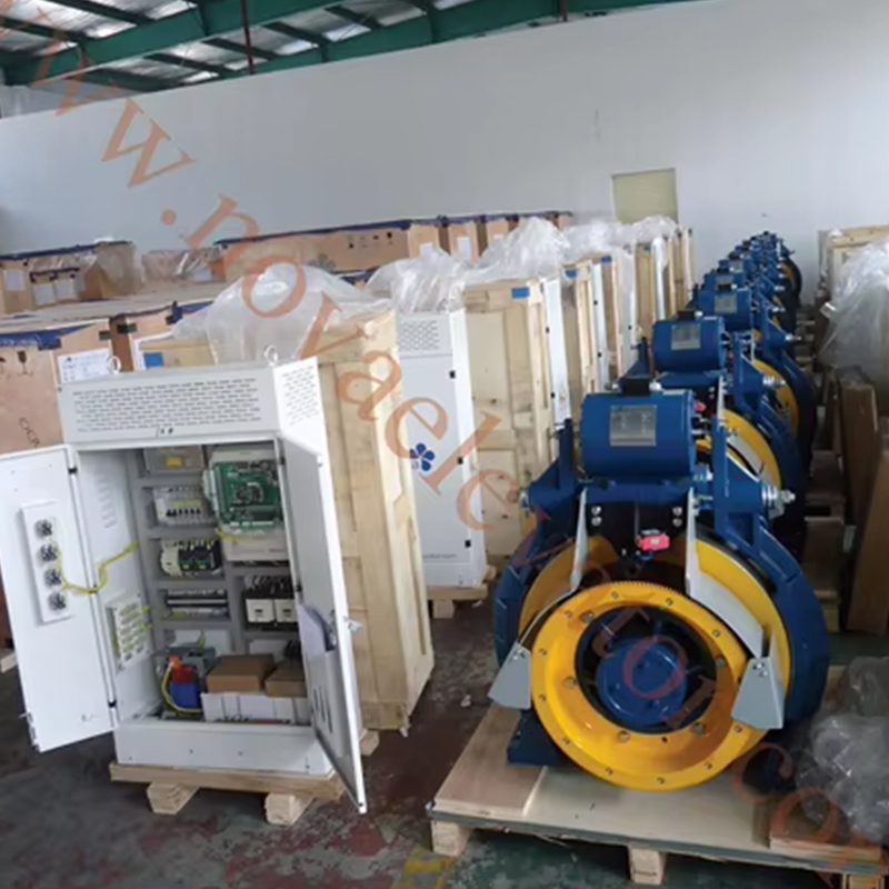 Máy kéo không hộp số đồng bộ nam châm vĩnh cửu VTSP240 cho thang máy