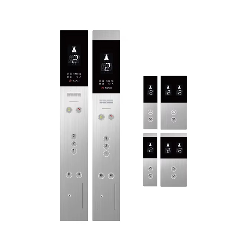 VTSP345 Giá xuất xưởng Thiết kế hiện đại Bảng điều khiển cửa thang máy bằng thép không gỉ có nút thang máy gắn trên tường COP LOP