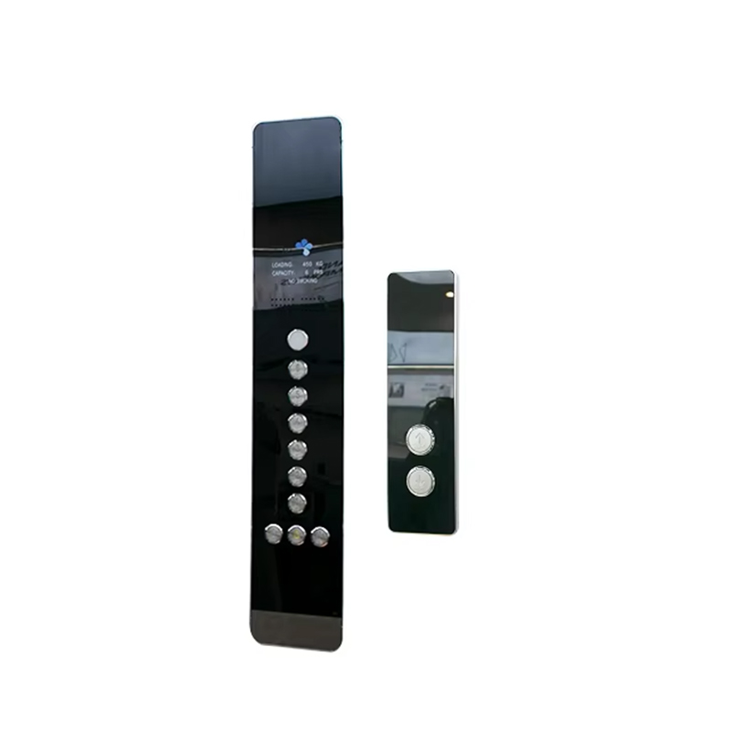 VTSP345 Giá xuất xưởng Thiết kế hiện đại Bảng điều khiển cửa thang máy bằng thép không gỉ có nút thang máy gắn trên tường COP LOP