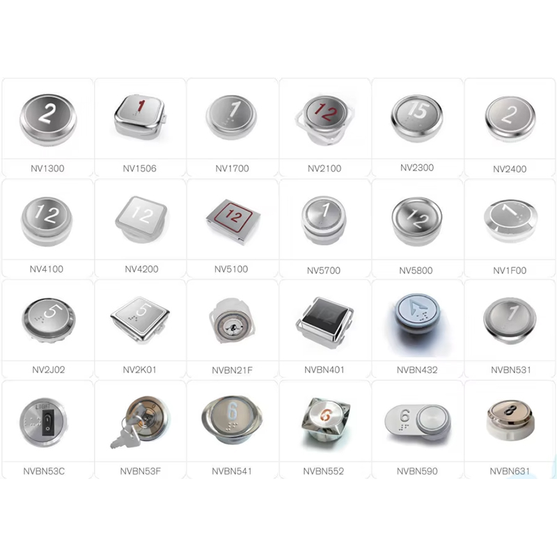 VTSP360 Thương hiệu Nút ấn thang máy tròn bằng thép không gỉ thiết kế hiện đại Có_Không có chữ nổi Bảo hành 1 năm Phụ tùng thang máy