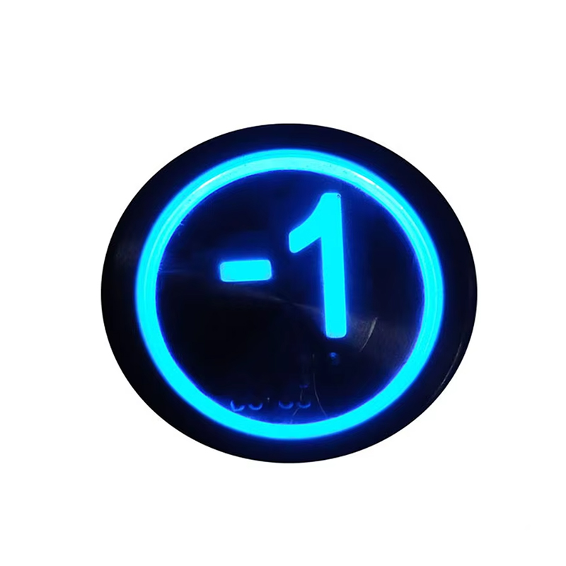 VTSP359 Trung Quốc Bán chạy nhất BST Thang máy Đặt lại 22mm Đèn LED đẩy màu đen bằng thép không gỉ Chống thấm nước được chứng nhận ISO 9001 Mẫu bảo hành 1 năm