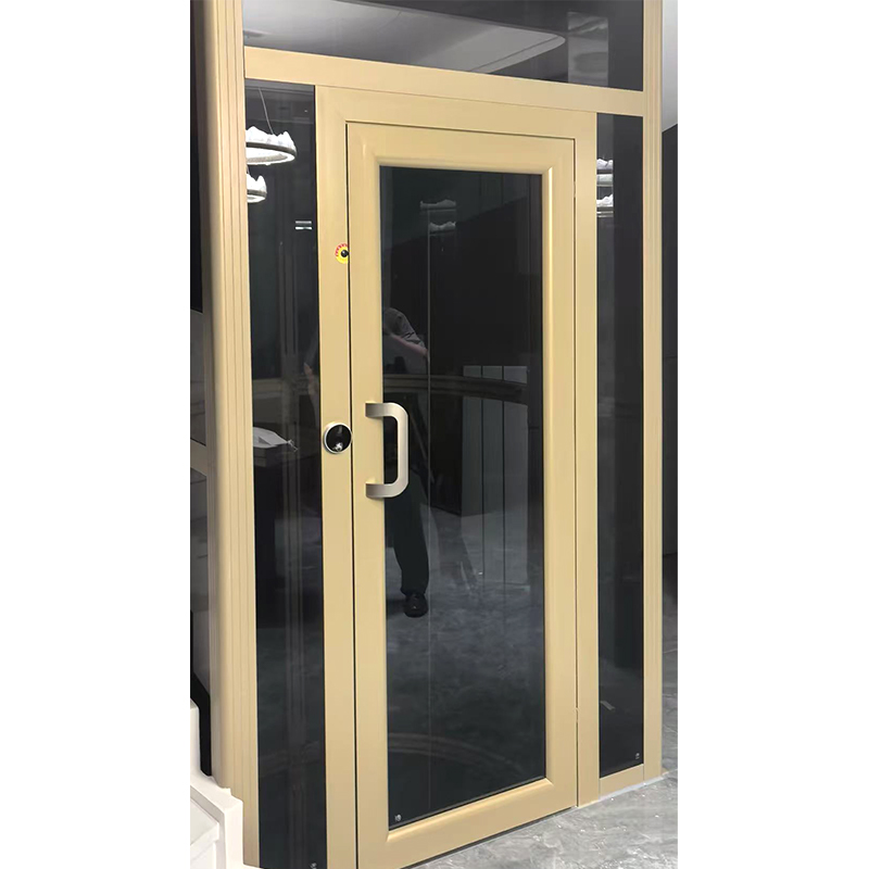 Cửa xoay kính VTSP396 cho thang máy gia đình